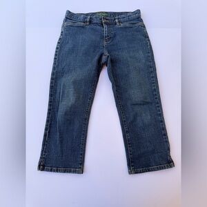 Womans RLR Lauren’s Jean Co Ralph Lauren Cropped Denim Jeans Size 4​​